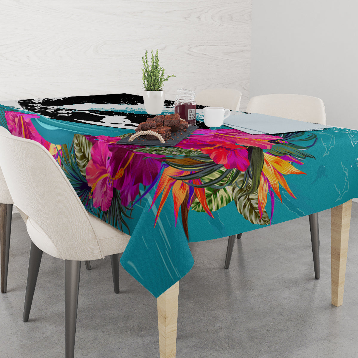 Hawaii Surfing Tablecloth Triple Crown Rides The Waves - Wonder Print Shop