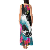 Hawaii Surfing Tank Maxi Dress Triple Crown Rides The Waves - Wonder Print Shop