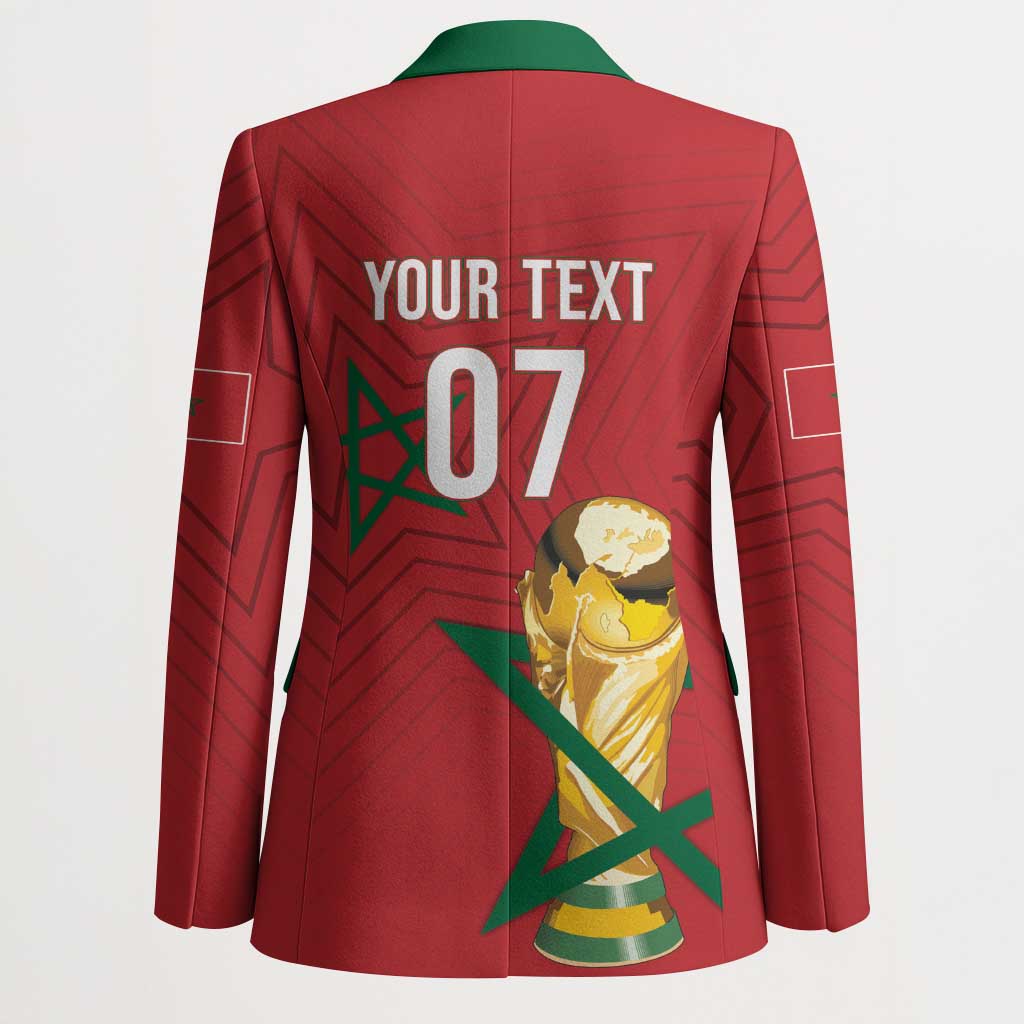 Morocco Football WC2026 Custom Blazer Atlas Lions - Conquer The World - Wonder Print Shop