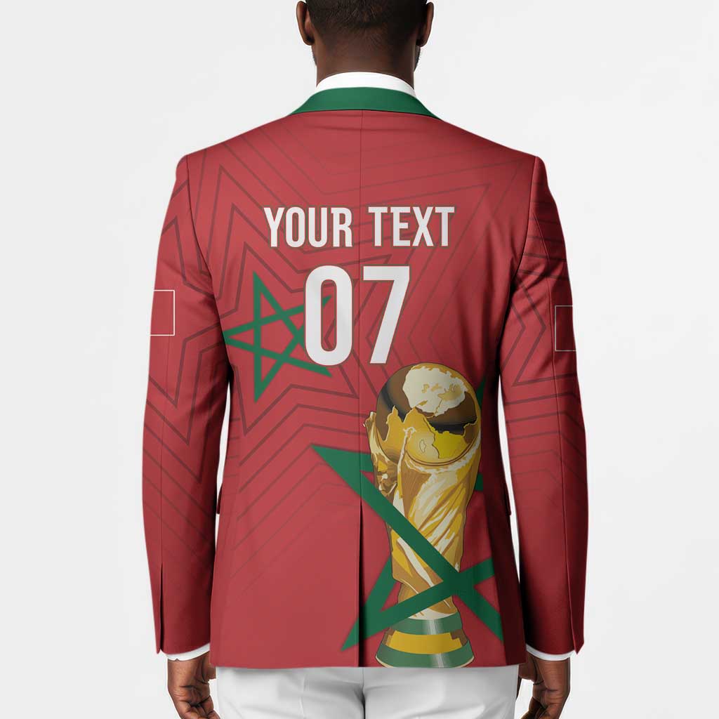 Morocco Football WC2026 Custom Blazer Atlas Lions - Conquer The World - Wonder Print Shop