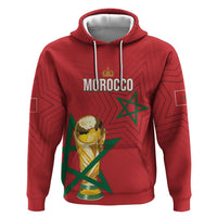 Morocco Football WC2026 Custom Hoodie Atlas Lions - Conquer The World - Wonder Print Shop