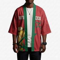 Morocco Football WC2026 Custom Kimono Atlas Lions - Conquer The World - Wonder Print Shop