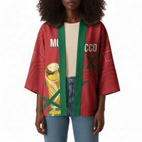 Morocco Football WC2026 Custom Kimono Atlas Lions - Conquer The World - Wonder Print Shop