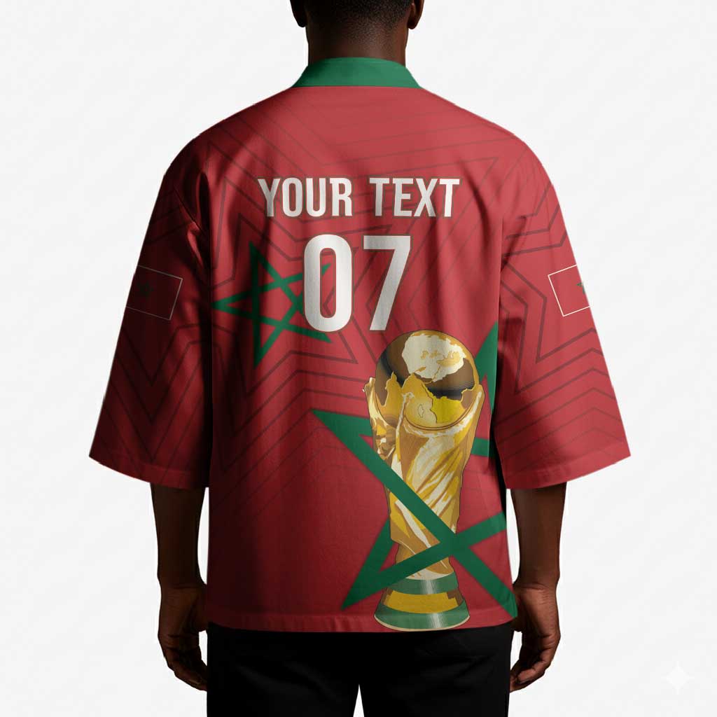 Morocco Football WC2026 Custom Kimono Atlas Lions - Conquer The World - Wonder Print Shop