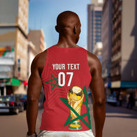 Morocco Football WC2026 Custom Men Tank Top Atlas Lions - Conquer The World - Wonder Print Shop