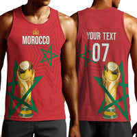 Morocco Football WC2026 Custom Men Tank Top Atlas Lions - Conquer The World - Wonder Print Shop