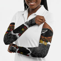 Juneteenth Freedom Day Personalized Grunge Ethnic Motif Arm Sleeves Black History