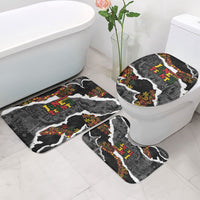 Juneteenth Freedom Day Grunge Ethnic Motif Bathroom Set Black History