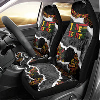 Juneteenth Freedom Day Grunge Ethnic Motif Car Seat Cover Black History