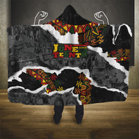 Juneteenth Freedom Day Grunge Ethnic Motif Hooded Blanket Black History