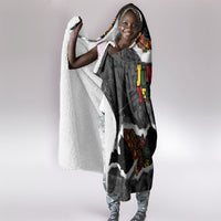 Juneteenth Freedom Day Grunge Ethnic Motif Hooded Blanket Black History
