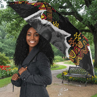 Juneteenth Freedom Day Grunge Ethnic Motif Umbrella Black History