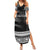 Personalised Fiji Rugby Summer Maxi Dress Kaiviti WC 2023 Jersey Replica - Black - Wonder Print Shop