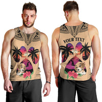 personalised-polynesian-men-tank-top-dog-lover-with-beagle-sunset-at-the-beach