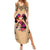 Personalised Polynesian Summer Maxi Dress Dog Lover With Beagle - Sunset At The Beach - Wonder Print Shop