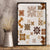 Vintage Hawaii Canvas Wall Art Hawaiian Quilt Kapa Mismatch Beige LT7 - Wonder Print Shop