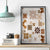 Vintage Hawaii Canvas Wall Art Hawaiian Quilt Kapa Mismatch Beige LT7 - Wonder Print Shop
