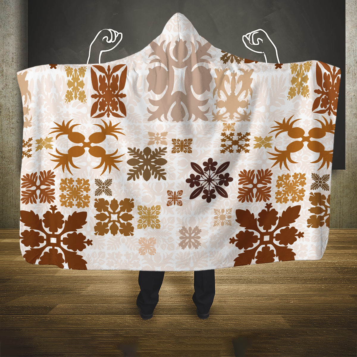 vintage-hawaii-hooded-blanket-hawaiian-quilt-kapa-mismatch-beige