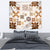 Vintage Hawaii Tapestry Hawaiian Quilt Kapa Mismatch Beige - Wonder Print Shop