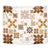 Vintage Hawaii Tapestry Hawaiian Quilt Kapa Mismatch Beige - Wonder Print Shop