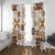 Vintage Hawaii Window Curtain Hawaiian Quilt Kapa Mismatch Beige - Wonder Print Shop