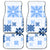 Vintage Hawaii Car Mats Hawaiian Quilt Kapa Mismatch Blue LT7 - Wonder Print Shop