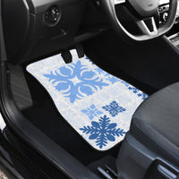 Vintage Hawaii Car Mats Hawaiian Quilt Kapa Mismatch Blue LT7 - Wonder Print Shop