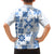 Vintage Hawaii Family Matching Summer Maxi Dress and Hawaiian Shirt Hawaiian Quilt Kapa Mismatch Blue - Wonder Print Shop