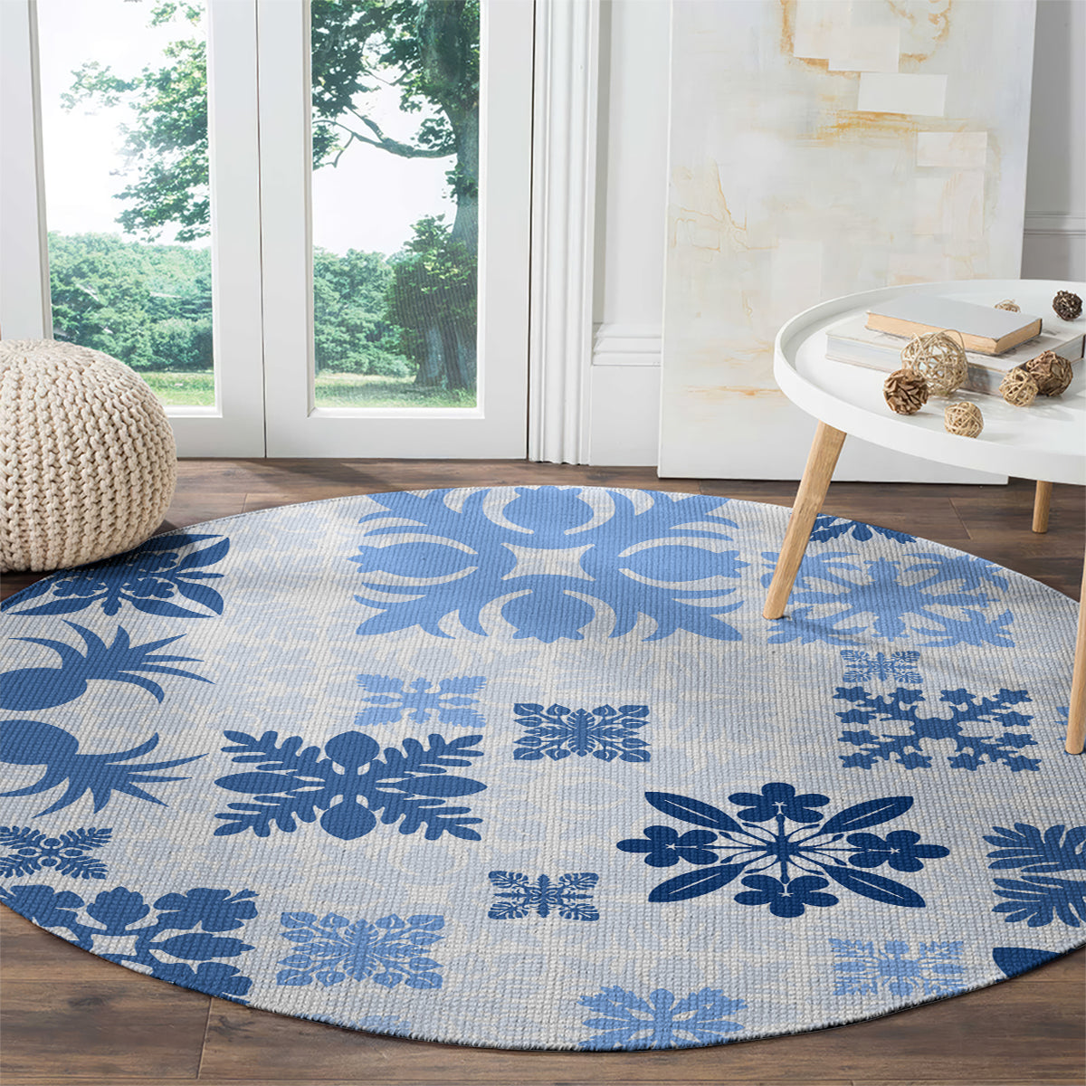 vintage-hawaii-round-carpet-hawaiian-quilt-kapa-mismatch-blue