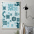 Vintage Hawaii Canvas Wall Art Hawaiian Quilt Kapa Mismatch Teal LT7 - Wonder Print Shop