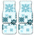 Vintage Hawaii Car Mats Hawaiian Quilt Kapa Mismatch Teal LT7 - Wonder Print Shop