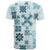 Vintage Hawaii T Shirt Hawaiian Quilt Kapa Mismatch Teal - Wonder Print Shop
