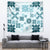 Vintage Hawaii Tapestry Hawaiian Quilt Kapa Mismatch Teal - Wonder Print Shop