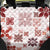 Vintage Hawaii Back Car Seat Cover Hawaiian Quilt Kapa Mismatch Red LT7 - Wonder Print Shop