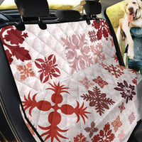 Vintage Hawaii Back Car Seat Cover Hawaiian Quilt Kapa Mismatch Red LT7 - Wonder Print Shop