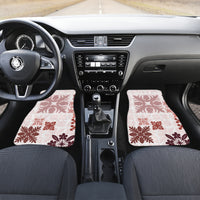 Vintage Hawaii Car Mats Hawaiian Quilt Kapa Mismatch Red LT7 - Wonder Print Shop