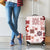 Vintage Hawaii Luggage Cover Hawaiian Quilt Kapa Mismatch Red - Wonder Print Shop