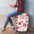 Vintage Hawaii Luggage Cover Hawaiian Quilt Kapa Mismatch Red - Wonder Print Shop