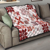 Vintage Hawaii Quilt Hawaiian Quilt Kapa Mismatch Red - Wonder Print Shop