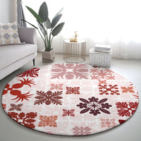 vintage-hawaii-round-carpet-hawaiian-quilt-kapa-mismatch-red