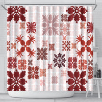 vintage-hawaii-shower-curtain-hawaiian-quilt-kapa-mismatch-red