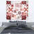 Vintage Hawaii Tapestry Hawaiian Quilt Kapa Mismatch Red - Wonder Print Shop