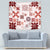 Vintage Hawaii Tapestry Hawaiian Quilt Kapa Mismatch Red - Wonder Print Shop