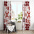 Vintage Hawaii Window Curtain Hawaiian Quilt Kapa Mismatch Red - Wonder Print Shop