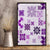 Vintage Hawaii Canvas Wall Art Hawaiian Quilt Kapa Mismatch Purple LT7 - Wonder Print Shop