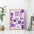 Vintage Hawaii Canvas Wall Art Hawaiian Quilt Kapa Mismatch Purple LT7 - Wonder Print Shop