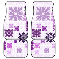 Vintage Hawaii Car Mats Hawaiian Quilt Kapa Mismatch Purple LT7 - Wonder Print Shop