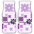 Vintage Hawaii Car Mats Hawaiian Quilt Kapa Mismatch Purple LT7 - Wonder Print Shop