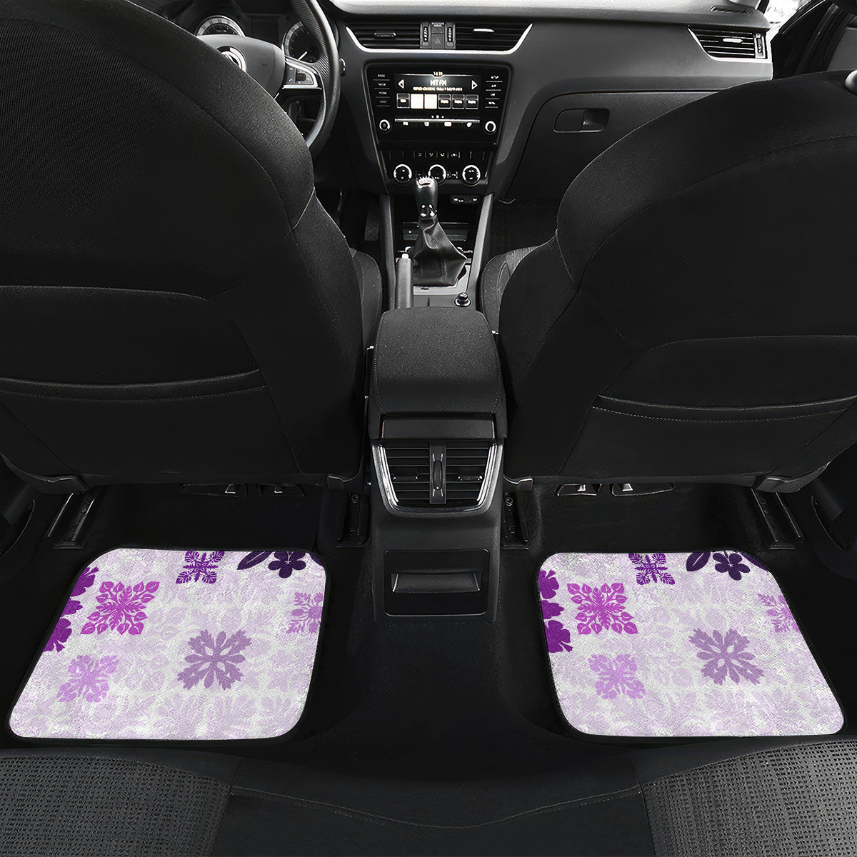 Vintage Hawaii Car Mats Hawaiian Quilt Kapa Mismatch Purple LT7 - Wonder Print Shop