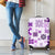 Vintage Hawaii Luggage Cover Hawaiian Quilt Kapa Mismatch Purple - Wonder Print Shop